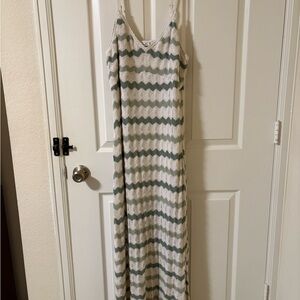 Hollister Knit Sweater with Green Accents